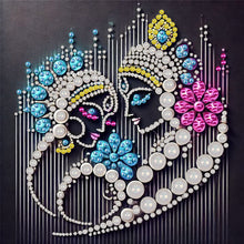 Lade das Bild in den Galerie-Viewer, Tanzendes Mädchen- Special Diamond Painting-30x30cm