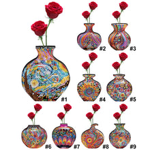 Lade das Bild in den Galerie-Viewer, Künstlerische Vase-2 - Beidseitig - Diamant-Vase Tischornament