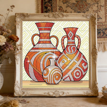 Lade das Bild in den Galerie-Viewer, Stained Glass Fairy-Partial Special Diamond Painting-30x30cm
