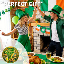 Lade das Bild in den Galerie-Viewer, St. Patrick's Day Katze - Einseitig - Diamant-Anhänger
