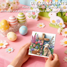 Lade das Bild in den Galerie-Viewer, 12 Stk./Set Osterkreuz - Diamant-Grußkarten