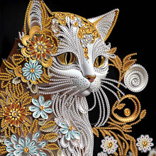 Lade das Bild in den Galerie-Viewer, Cat-Partial Special Diamond Painting-30x30cm