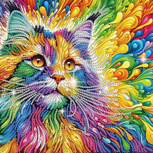 Lade das Bild in den Galerie-Viewer, Cat-Partial Special Diamond Painting-30x30cm