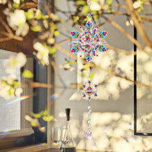 Lade das Bild in den Galerie-Viewer, Mandala - Sonnenfänger Fensterhänger Diamant-Windspiel