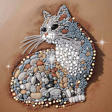 Lade das Bild in den Galerie-Viewer, Stone Art Cat-Partial Special Diamond Painting-30x30cm