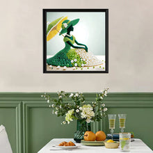 Lade das Bild in den Galerie-Viewer, Elegant Skirt Beauty-Partial Special Diamond Painting-30x30cm