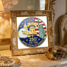 Lade das Bild in den Galerie-Viewer, Independence Day 250th Anniversary-Partial Special Diamond Painting-30x30cm