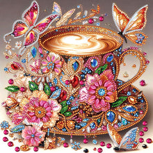 Lade das Bild in den Galerie-Viewer, Blume- Pearl Painting Kit mit Rahmen-25x25cm