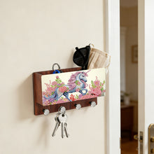 Lade das Bild in den Galerie-Viewer, Blumen und Vögel - Diamantkunst-Wandhaken
