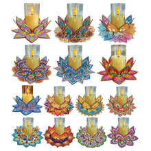 Lade das Bild in den Galerie-Viewer, Mandala Lotos-N Acryl - Einseitig - Acryl-Diamant-Tischornament