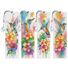Lade das Bild in den Galerie-Viewer, 4 Stk./Set Gelbe Blumen und Pferd - Diamant-Lesezeichen