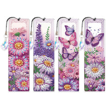 Lade das Bild in den Galerie-Viewer, 4 Stk./Set Gelbe Blumen und Pferd - Diamant-Lesezeichen