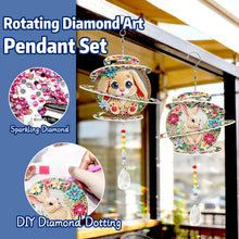 Lade das Bild in den Galerie-Viewer, 2 Stk./Set Kolibris und Schmetterlinge - Sonnenfänger Fensterhänger Diamant-Windspiel