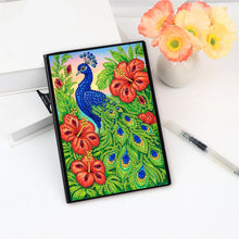 Lade das Bild in den Galerie-Viewer, Schmetterlinge und Rosen - DIY Diamant Painting Notizbuch 50 Seiten
