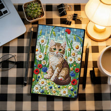 Lade das Bild in den Galerie-Viewer, Schmetterlinge und Rosen - DIY Diamant Painting Notizbuch 50 Seiten