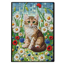 Lade das Bild in den Galerie-Viewer, Schmetterlinge und Rosen - DIY Diamant Painting Notizbuch 50 Seiten