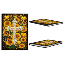 Lade das Bild in den Galerie-Viewer, Schmetterlinge und Rosen - DIY Diamant Painting Notizbuch 50 Seiten