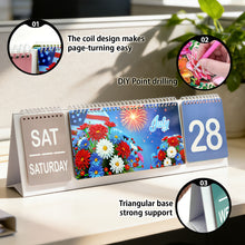 Lade das Bild in den Galerie-Viewer, Blume - Diamant-Papier-Tischkalender