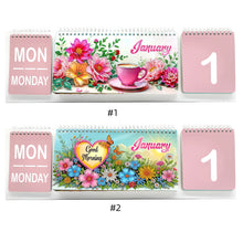 Lade das Bild in den Galerie-Viewer, Blume - Diamant-Papier-Tischkalender