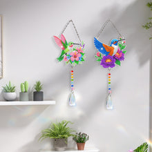 Lade das Bild in den Galerie-Viewer, 2 Stk./Set Schleifenförmiges Osterei - Sonnenfänger Fensterhänger Diamant-Windspiel