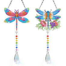 Lade das Bild in den Galerie-Viewer, 2 Stk./Set Kreuz - Sonnenfänger Fensterhänger Diamant-Windspiel