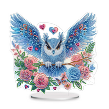 Lade das Bild in den Galerie-Viewer, Eule Acryl - DIY Bastelornament