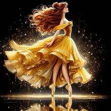 Lade das Bild in den Galerie-Viewer, Ballet Fairy Diamond Painting-40x40cm