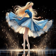 Lade das Bild in den Galerie-Viewer, Ballet Fairy Diamond Painting-40x40cm