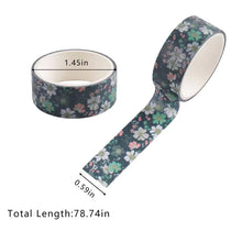 Lade das Bild in den Galerie-Viewer, 12/24 rollen Klebeband Wiederverwendbare Blume/Sternennacht/Van gogh Washi Tape Set Kunstwerk Dekorative Band