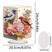 Lade das Bild in den Galerie-Viewer, DIY Blumenvogel Vase Diamond Painting Ornamente