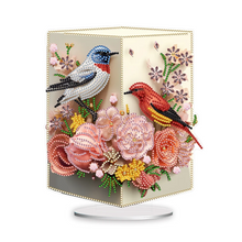 Lade das Bild in den Galerie-Viewer, DIY Blumenvogel Vase Diamond Painting Ornamente