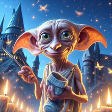 Lade das Bild in den Galerie-Viewer, (Mehrere Stile) Harry Potter Dobby -Diamond painting