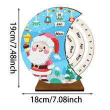Lade das Bild in den Galerie-Viewer, DIY Rotierender Weihnachtsmann-Diamond painting -Kalender