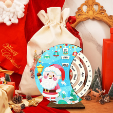 Lade das Bild in den Galerie-Viewer, DIY Rotierender Weihnachtsmann-Diamond painting -Kalender