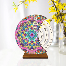 Lade das Bild in den Galerie-Viewer, DIY Rotierender Weihnachtsmann-Diamond painting -Kalender