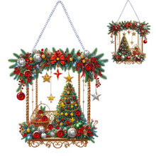 Lade das Bild in den Galerie-Viewer, Weihnachten besondere Form Baum Diamant Malerei hängenden Anhänger