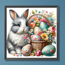 Lade das Bild in den Galerie-Viewer, Osterhase-Voll Round Diamond Painting-40x40cm