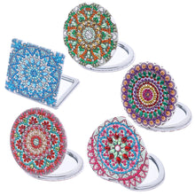 Lade das Bild in den Galerie-Viewer, Mandala-Muster-Diamant-Kosmetikspiegel