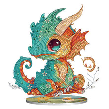 Lade das Bild in den Galerie-Viewer, Drache-Einseitiger Bohrer-Diamant-Desktop-Ornament