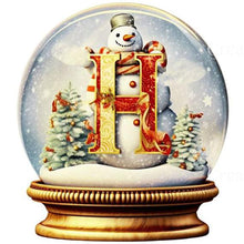Lade das Bild in den Galerie-Viewer, Weihnachten-Vollrund-Diamantgemälde-40x40cm