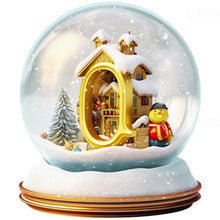 Lade das Bild in den Galerie-Viewer, Weihnachten-Vollrund-Diamantgemälde-40x40cm