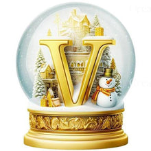 Lade das Bild in den Galerie-Viewer, Weihnachten-Vollrund-Diamantgemälde-40x40cm