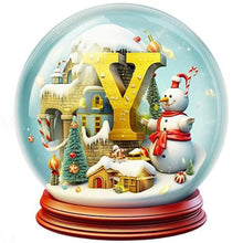 Lade das Bild in den Galerie-Viewer, Weihnachten-Vollrund-Diamantgemälde-40x40cm