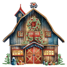 Lade das Bild in den Galerie-Viewer, Weihnachtshaus Teilweise besonderes Dp 30 x 30 cm