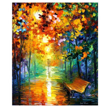 Lade das Bild in den Galerie-Viewer, Regnerische Nacht - voller runder Diamant -