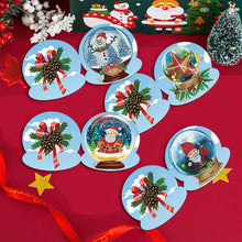 Lade das Bild in den Galerie-Viewer, 10 Stück/Set Weihnachts-Grußkarten mit Kristallkugel und Diamant
