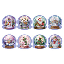 Lade das Bild in den Galerie-Viewer, 8Pcs/Set Christmas-Diamond Greeting Cards
