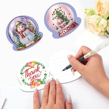 Lade das Bild in den Galerie-Viewer, 8Pcs/Set Christmas-Diamond Greeting Cards