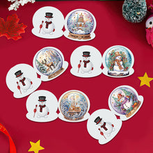 Lade das Bild in den Galerie-Viewer, 6 Stück/Set Weihnachts-Diamant-Grußkarten