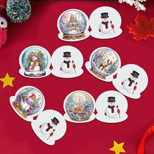 Lade das Bild in den Galerie-Viewer, 6 Stück/Set Weihnachts-Diamant-Grußkarten